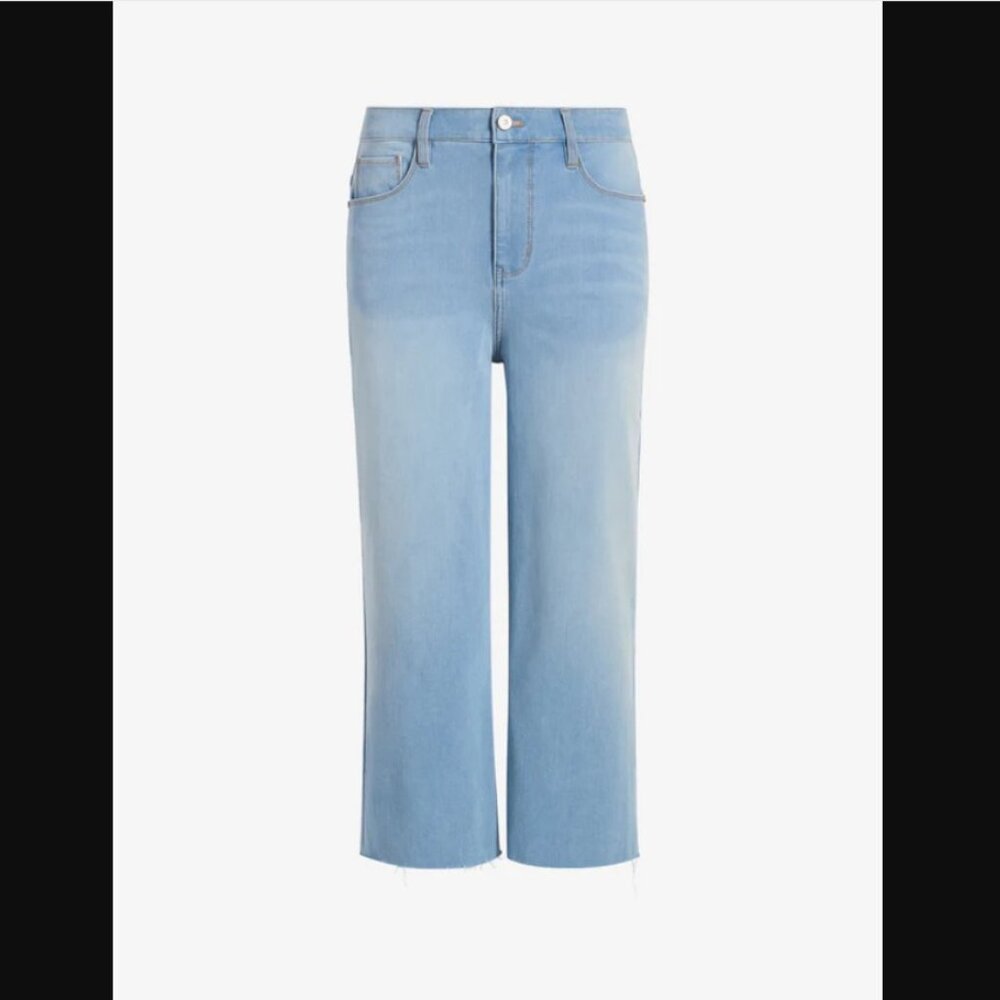 NWT Commando Do-It-All Denim High-Rise Cropped Wide Leg Jeans Size XL - Picture 4 of 9